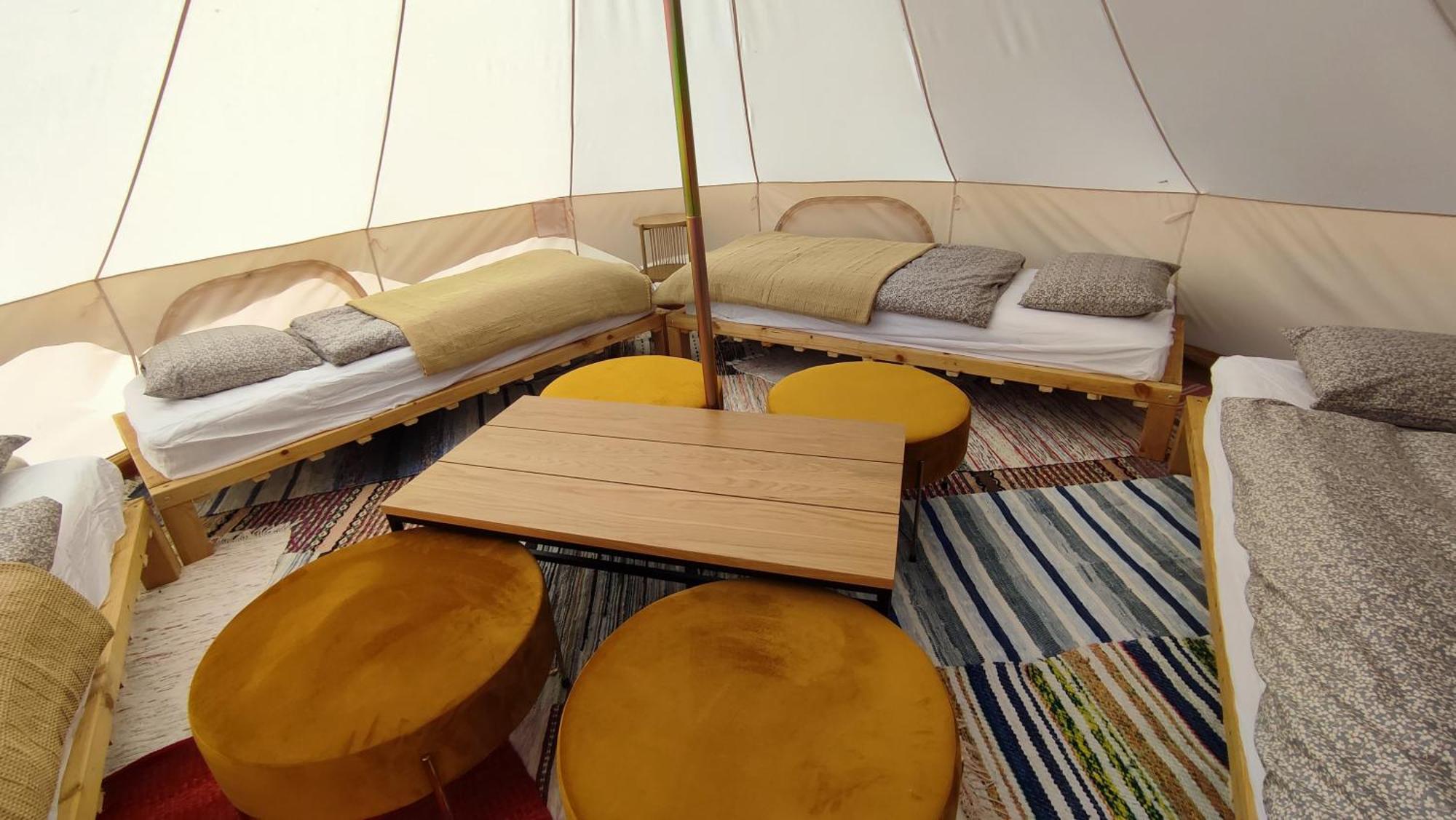 Glamping Taelt/Tent - Glampingzelt -Lodge - Sjoeutsikt Blattniksele ภายนอก รูปภาพ